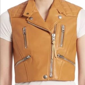 Coach Surf Biker Vest XS Butterscotch